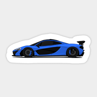 MCLAREN P1 BLUE Sticker